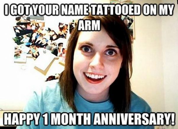 Image what she'll do on 1 year anniversary