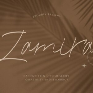Zamira - Script Font