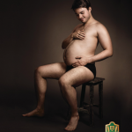 German Beer Campaign Uses Men Cradling Their Beer Bellies Like Pregnant Moms – Viralsito